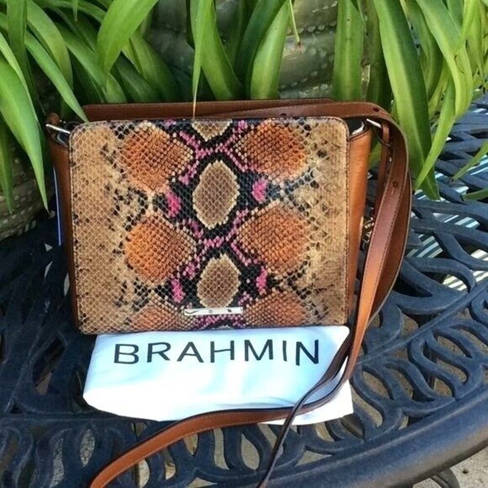 Brahmin Womens Leather Crossbody Handbag. Brand: Carrie Crossbody" NWT